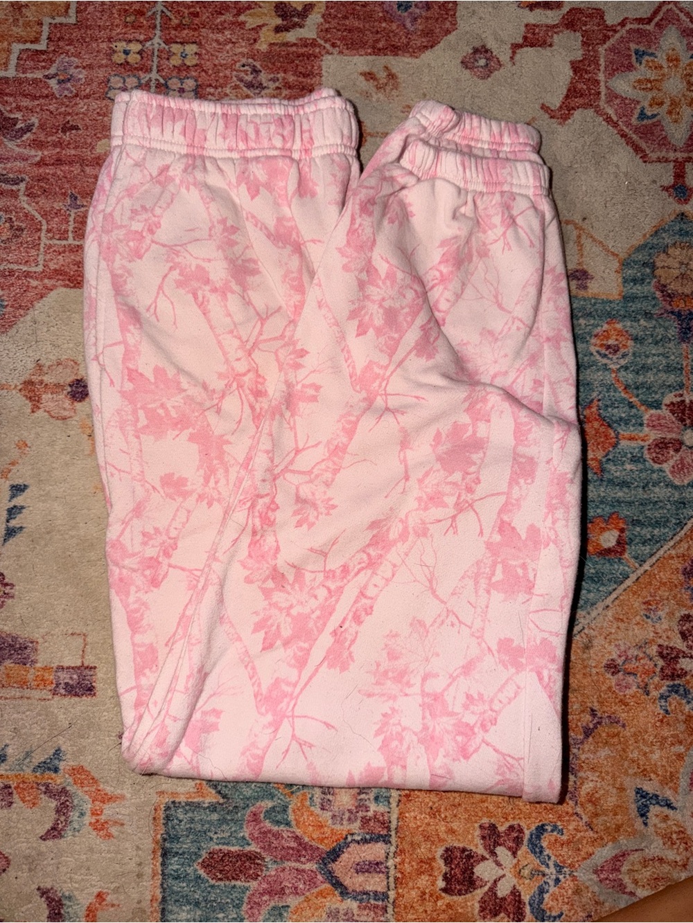 No Boundaries Pink Floral-Print Girls' Pajama Bottoms